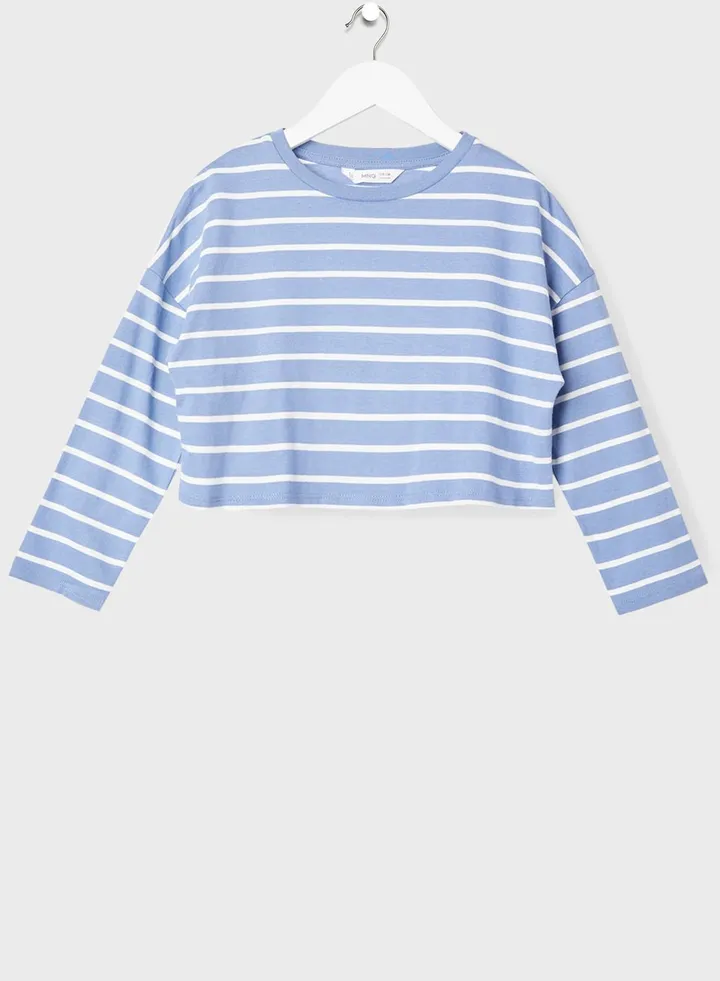 Kids Long Sleeve Striped T-Shirt