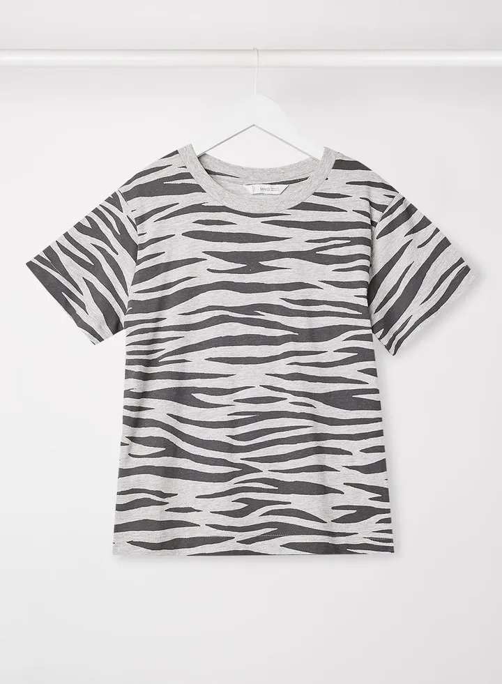 Girls Zebra Print T-Shirt