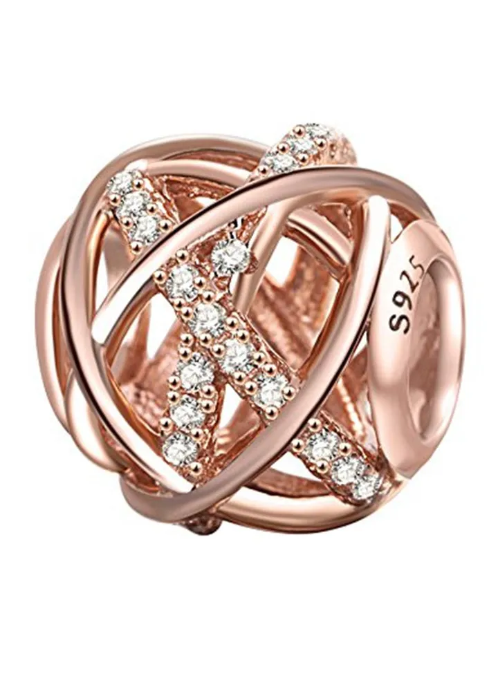 925 Sterling Silver Galaxy Bracelet Charm