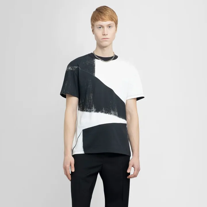 Alexander Mcqueen Man White T-Shirts