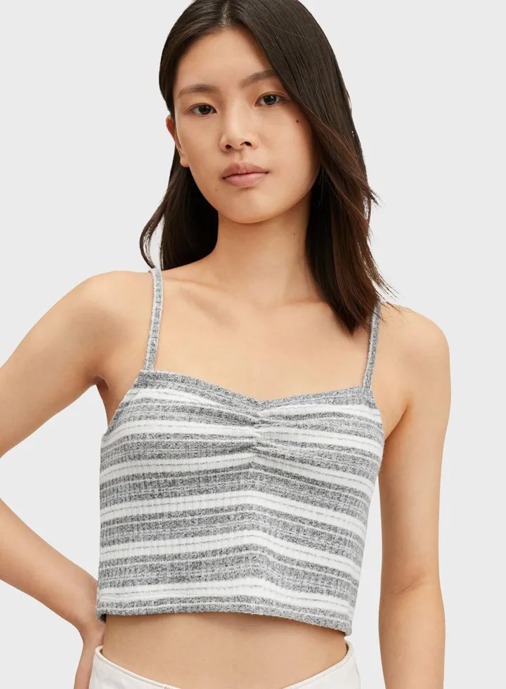 Kids Striped Cropped Top