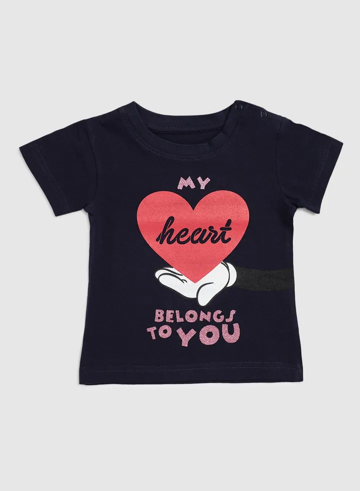 Fashionable Casual T-Shirt Royal Blue