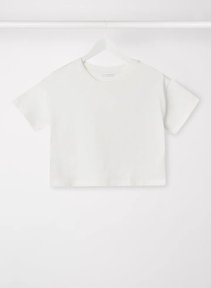 Girls Oversized Crop Top