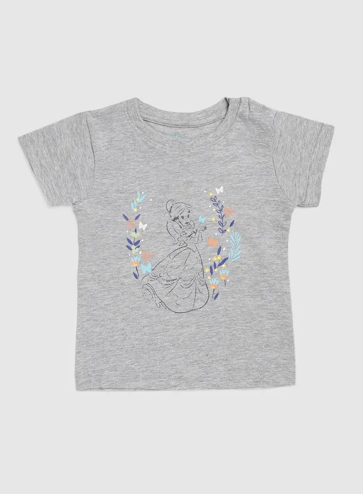 Graphic Printed T-Shirt Grey