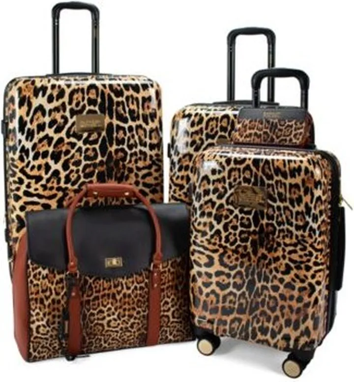 Badgley Mischka Leopard Travel Collection