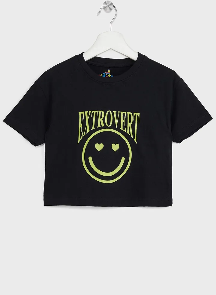 Girls Graphic Printed T-Shirt