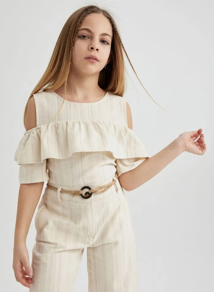 Girl Short Sleeve Blouse
