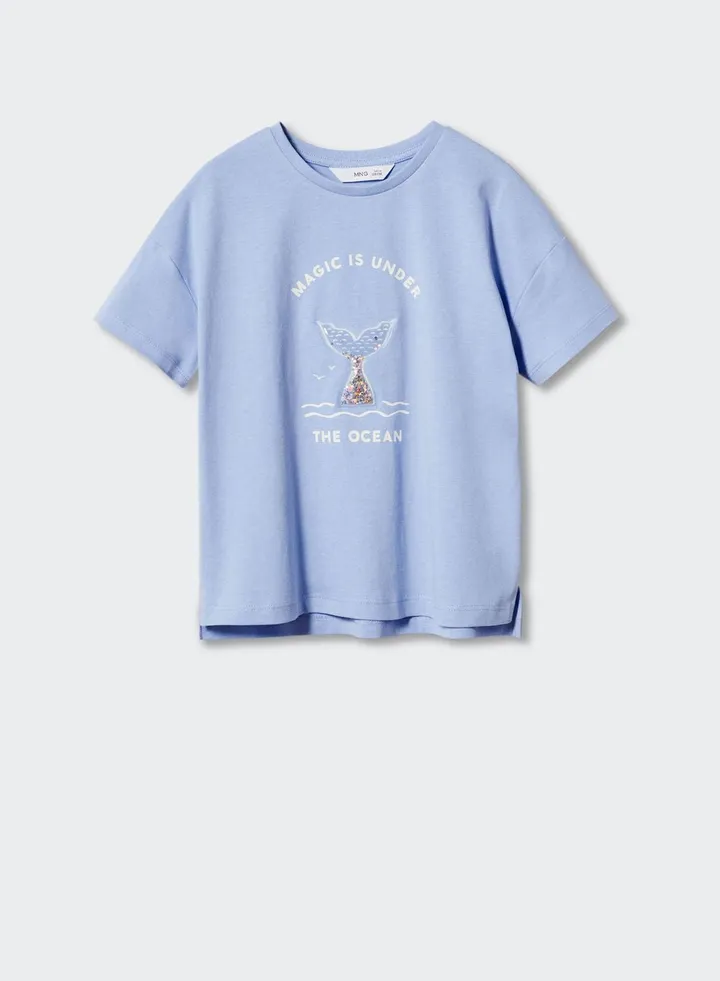 Kids Mermaid Print Top