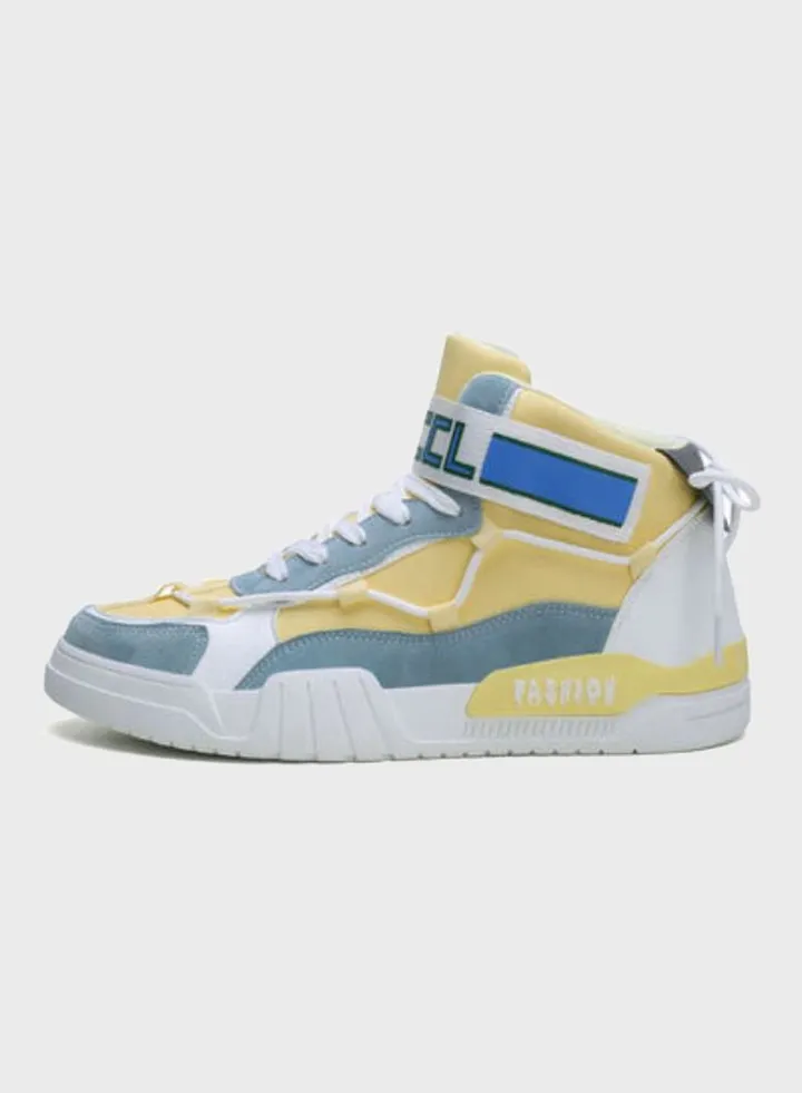 Autumn High Top Sneakers Yellow/Blue/White