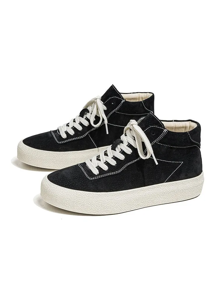 New Thick Sole Mid Top Shoes