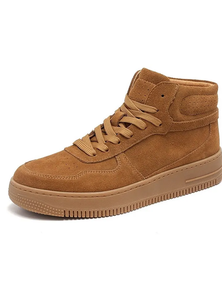 Fashionable Suede Mid Top Sneakers