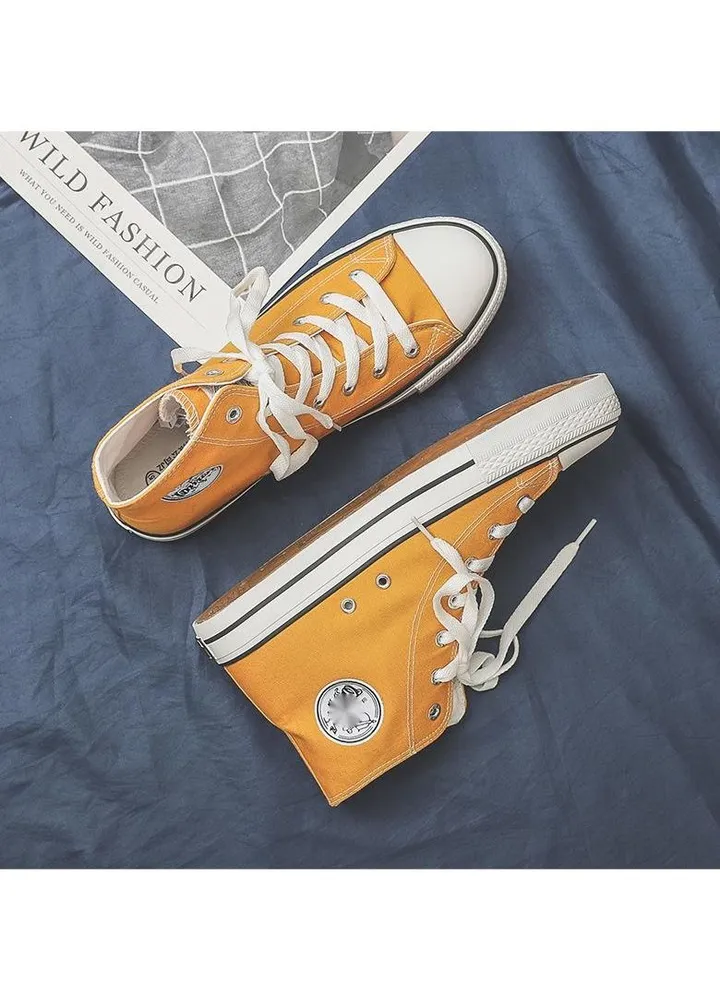 Sneakers Couple Breathable Thin Student High Top Casual Shoes