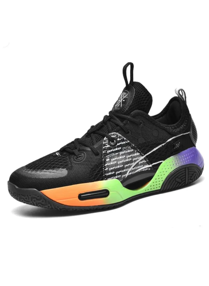 New Basketball Shoe Leather Waterproof High Top ShoeNew Hollow Out Cut Men's And Women's Sports Shoes