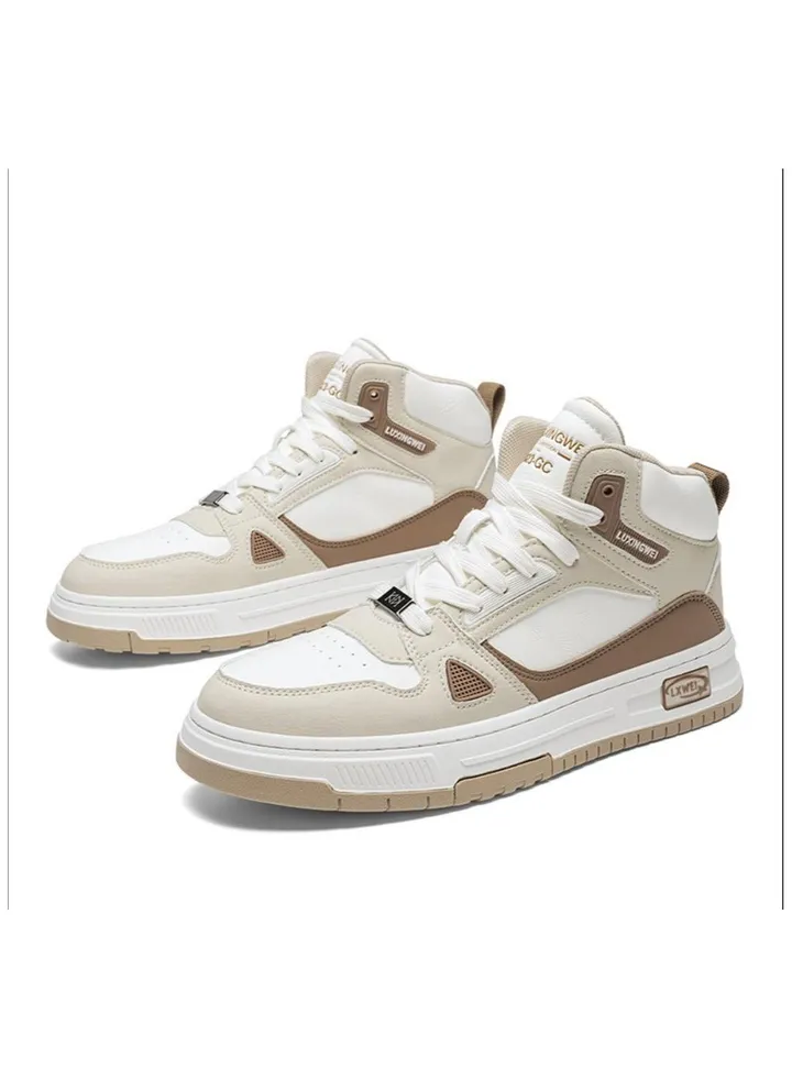 High top board shoes, trendy sports and casual shoes, student mid top casual and versatile trendy shoes