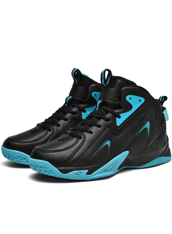 New Basketball Shoe Leather Waterproof High Top Shoe