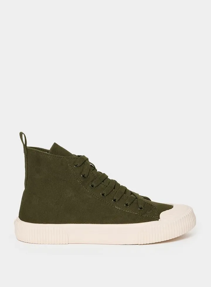 High Top Lace Up Sneakers
