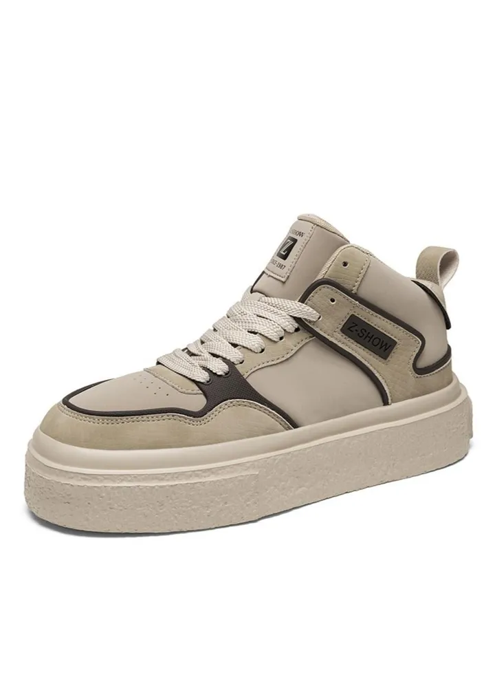 Thick soled raised lightweight sports skateboard shoes, daily casual trendy shoes