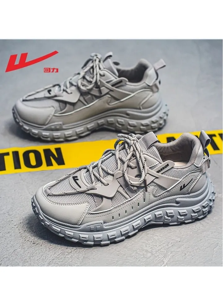 Mesh Breathable And Elevated Dad's Shoes