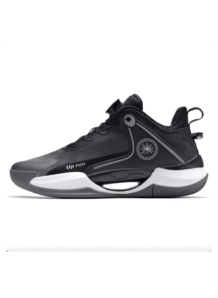 Hollow Out Shock Absorption Rotating Button Free Tie Up Sneakers