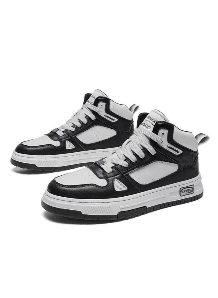 High top board shoes, trendy sports and casual shoes, student mid top casual and versatile trendy shoes