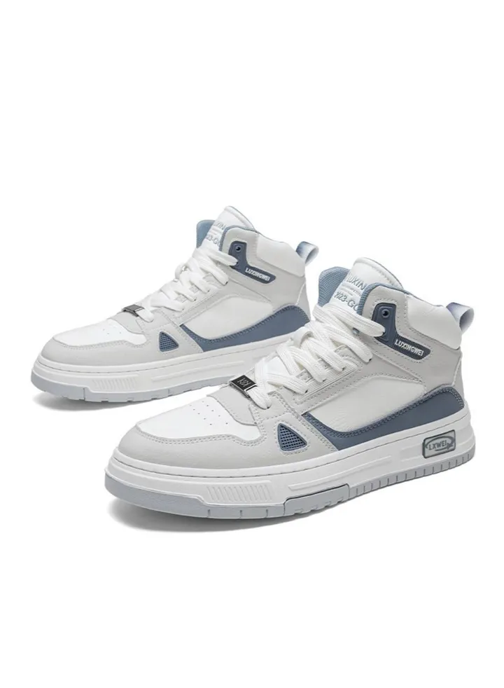 High top board shoes, trendy sports and casual shoes, student mid top casual and versatile trendy shoes