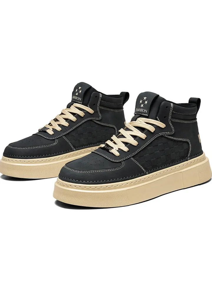 New Men's Lightweight Mid Top Casual Retro Board Shoes