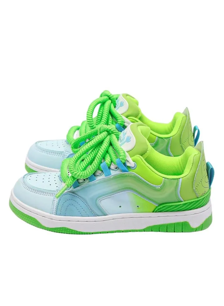 Mandarin Duck Couple Skateboard, Bread Shoes, Flat Bottom, Casual Mint Jelly, Funny Little White Sneakers