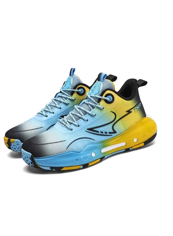 Four Seasons Couple Fit Woven Soft Sole Shock Absorbing Sneakers