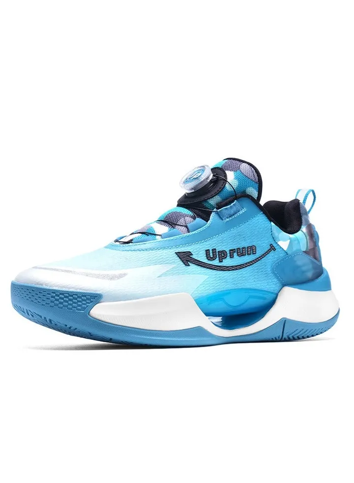 Hollow Out Shock Absorption Rotating Button Free Tie Up Sneakers