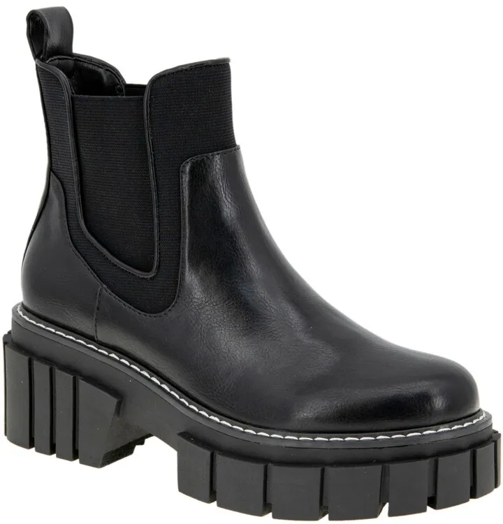 BCBGeneration Women's Ulysa Lug Sole Chelsea Bootie Women's Shoes