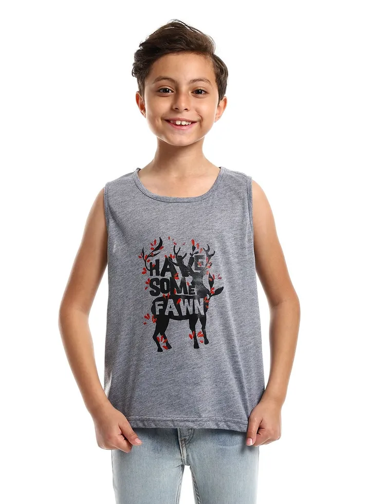 Boys Printed Sportive Tank Top