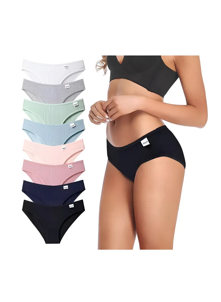 8 Pieces Women Cotton Pantie