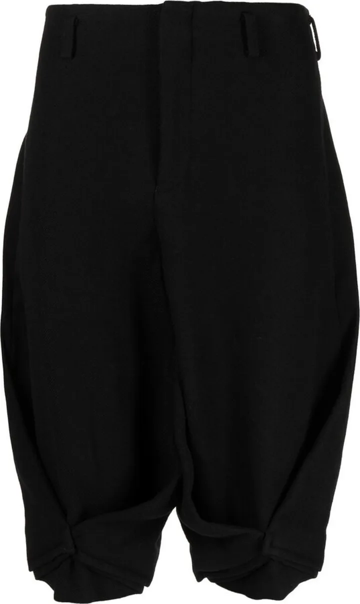 High-Waisted Cropped Trousers