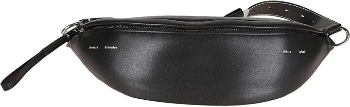 Logo Detail Front Zip Belt Bag