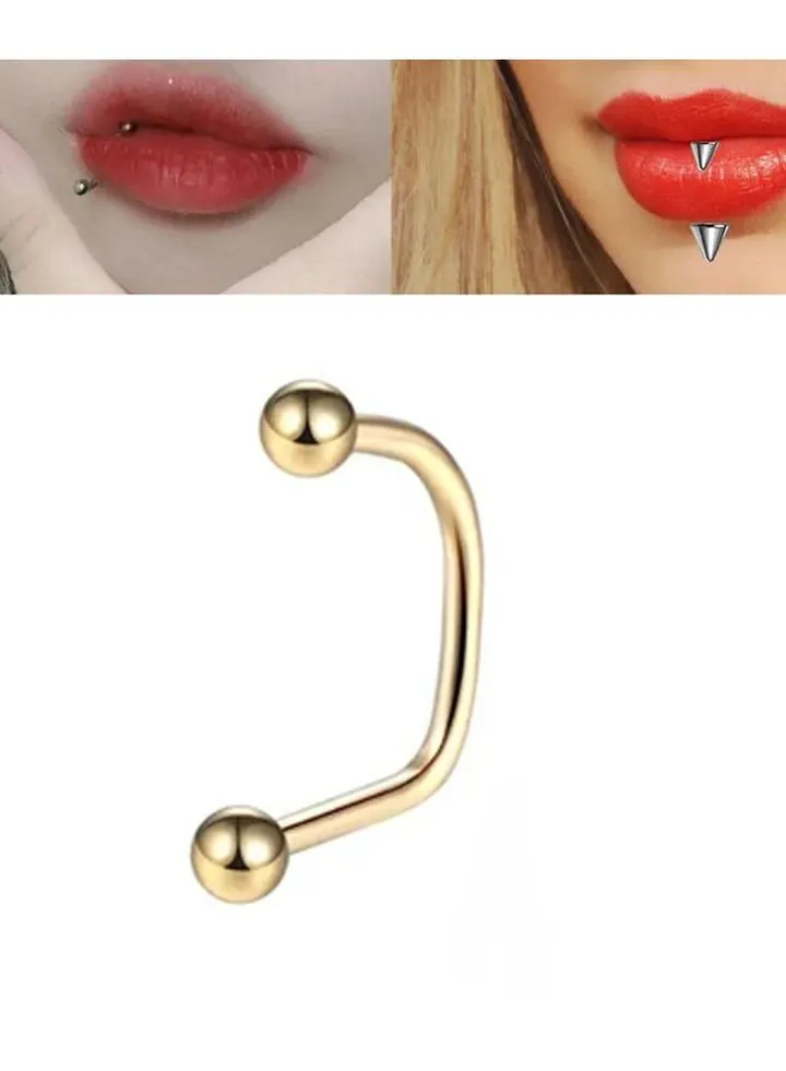 Body piercing accessories Trendy lip hoop ring to decorate the lips