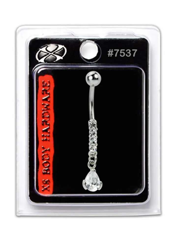 316L Stainless Steel Dangle Belly Ring
