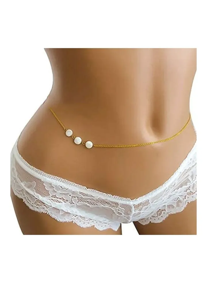 Waist Body Beaded Belly Button Fashion Belt Chain