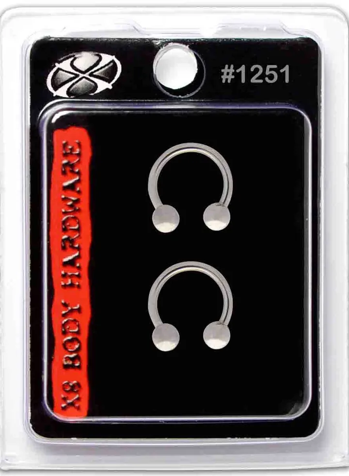 Body Jewelry Stainless Steel 316L Circular Ball Made in USA