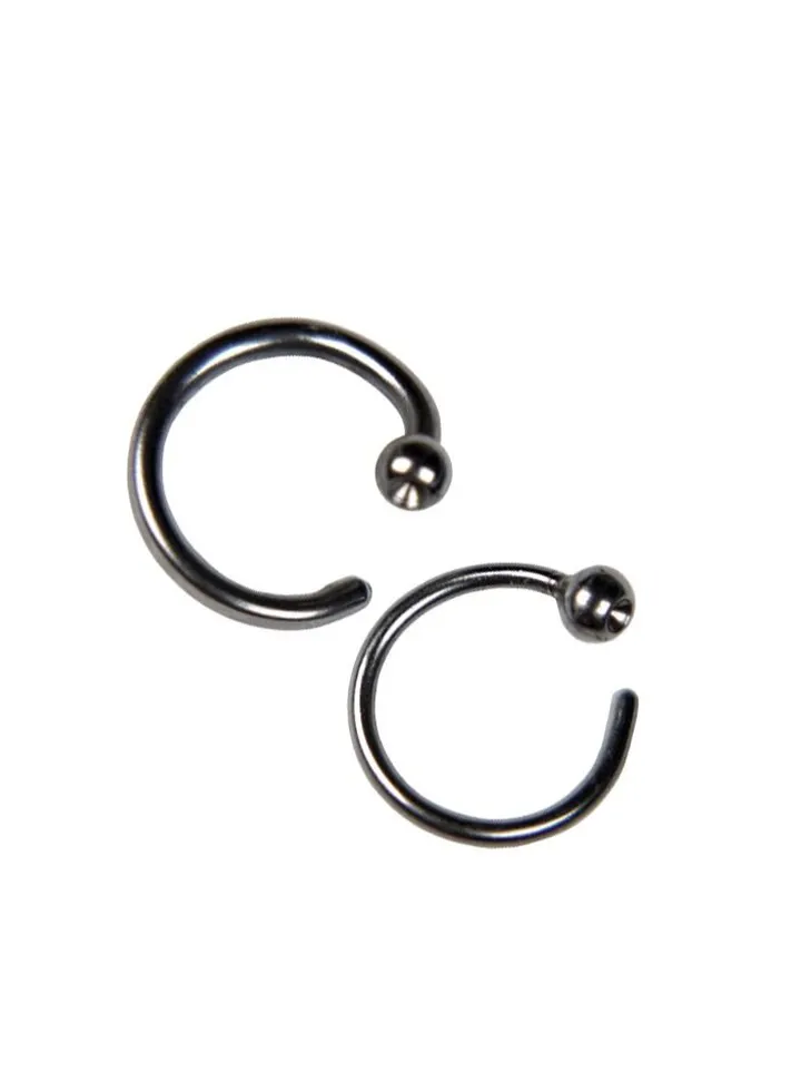 Surgical Stainless Steel 316L 1/4 Fixed Bead ring