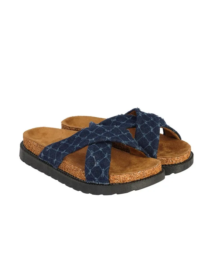 Stella-Cross -Sandal-Slipper For Women