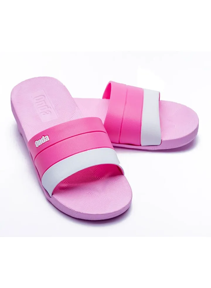 Luanda Slip On Slides Pink
