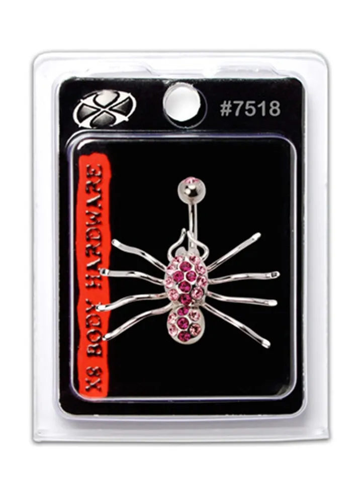 316L Stainless Steel Spider Body Jewellery