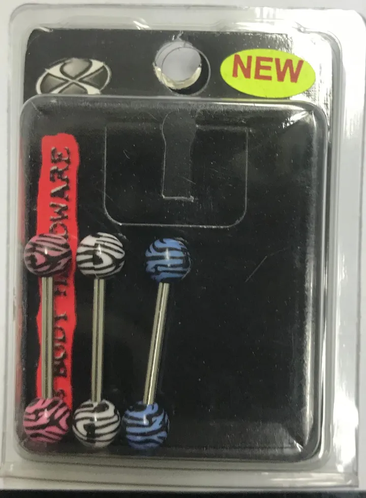 14G Surgical Stainless Steel 316L Barbell Made in USA