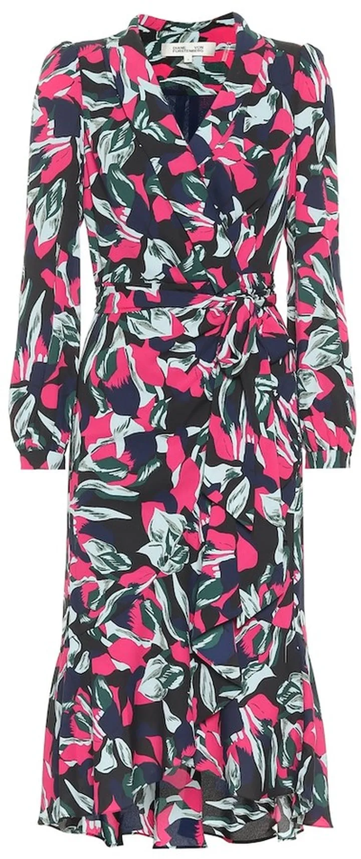 Carla Two crepe wrap dress