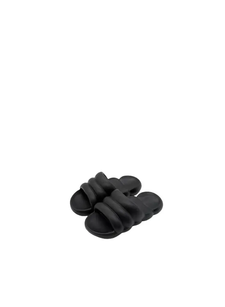 black Bubbly Slippers 2024