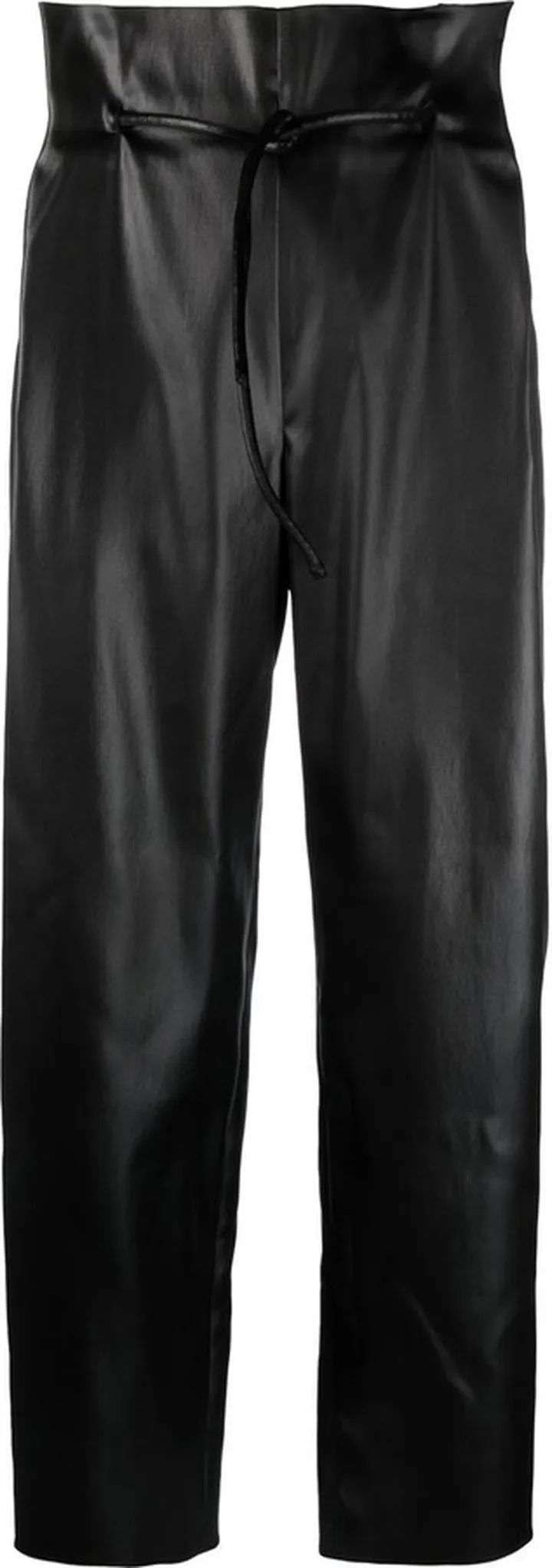 Cropped Paperbag-Waist Trousers