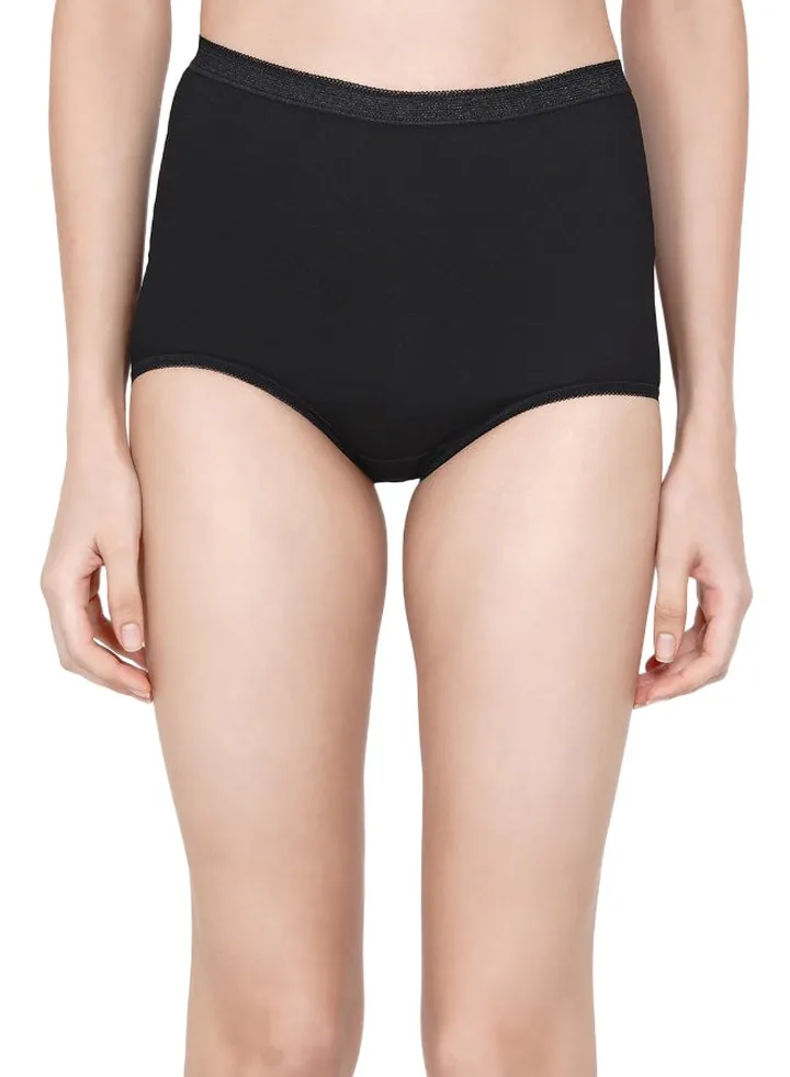 High Waisted Soft Panty Black