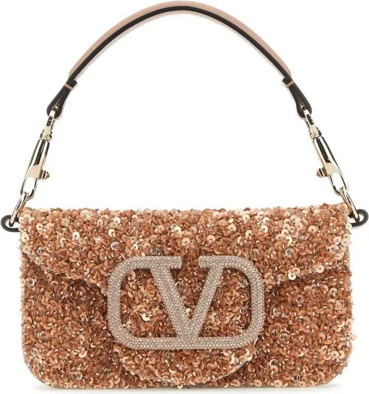Valentino VLogo Sequin Embellished Mini Shoulder Bag
