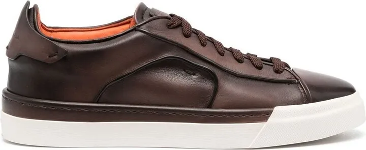 Low-Top Leather Sneakers