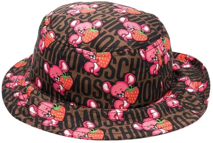 Mouse-Print Bucket Hat